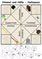 Vorschau - Arbeitsblätter - Himmel und Hölle Halloween - DaZ/DaF, Deutsch (flaten/basteln) - Seite 3