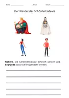 Vorschau - Arbeitsblätter - Essgewohnheiten - Deckblatt