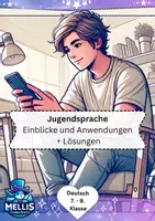 Vorschau - Arbeitsblätter - Jugendsprache Klasse 7,8,9 Deutsch - Deckblatt