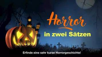 Vorschau - Präsentationen/Tafelbilder - Horror in zwei Sätzen: Guselgeschichten zu Halloween - Seite 1