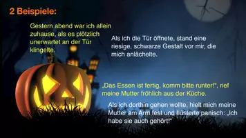Vorschau - Präsentationen/Tafelbilder - Horror in zwei Sätzen: Guselgeschichten zu Halloween - Seite 3