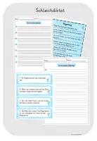Vorschau - Arbeitsblätter - Schleichdiktat Regentag - Deckblatt