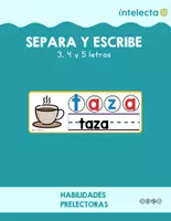 Vista previa - Tarjetas / Manipulativos - Tarjetas separa y escribe - página 1