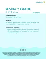 Vista previa - Tarjetas / Manipulativos - Tarjetas separa y escribe - página 3