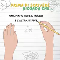 anteprima - Poster - Prima di scrivere... come prepararsi ai lavori sul quaderno - Pagina di copertina