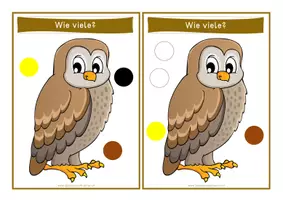 Vorschau - Mal- und Bastelvorlagen - Die Eule – Materialpaket (fächer- und schulstufenübergreifend) - Seite 1