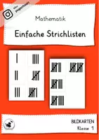 Vorschau - Bildkarten - Strichlisten Bildkarten für den Anfangsunterricht - Deckblatt