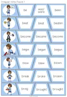 Vista previa - Unidades / Secuencias / Situaciones de Aprendizaje - IRREGULAR VERBS - Matching Game / Puzzle - página 2