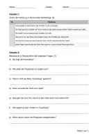 Vorschau - Arbeitsblätter - KA Sagen "Der Feuerberg" (inkl. Lösungen) - Seite 2