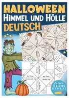 Vorschau - Spiele - HALLOWEEN Himmel und Hölle Deutsch - Deckblatt