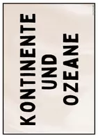 Vorschau - Präsentationen/Tafelbilder - Kontinente und Ozeane: Tafelmaterial für den Erdkundeunterricht (Klasse 5, 6) - Seite 1