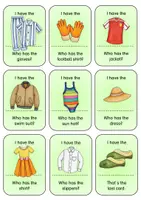 Vorschau - Spiele - Lesespiel Clothes - I have ... Who has? - Seite 3