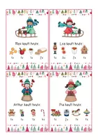 Vorschau - Arbeitsblätter - Rechnen auf dem Weihnachtsmarkt, Währungen, Weihnachten, Euro, Mathe, Klasse 2 - Seite 1