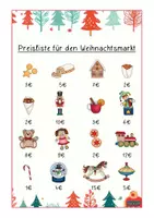 Vorschau - Arbeitsblätter - Rechnen auf dem Weihnachtsmarkt, Währungen, Weihnachten, Euro, Mathe, Klasse 2 - Seite 3