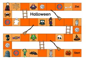 Vorschau - Spiele - Leiterspiel/Brettspiel Halloween (DaZ) - Seite 2