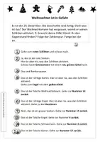 Vorschau - Spiele - Weihnachten ist in Gefahr! Lesespurgeschichte für Klasse 1/2 im Fach Deutsch - Seite 1