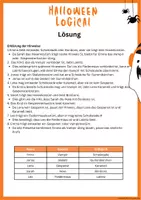 Vorschau - Arbeitsblätter - Halloween Logical 3./4. Klasse - Wer liebt welche Süßigkeit? - Seite 2
