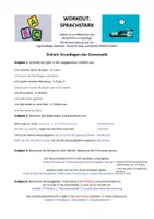 Vorschau - Arbeitsblätter - Workout Sprachstark - Grundlagen der Grammatik - Seite 3