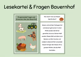 Vorschau - Stationenlernen - Materialpaket Bauernhof - Seite 1