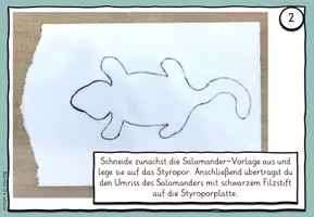Vorschau - Mal- und Bastelvorlagen - Mosaik-Salamander nach Antoni Gaudí: Schritt-für-Schritt Anleitung - Seite 3