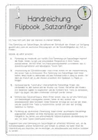 Vorschau - Arbeitsblätter - Flipbook Satzanfänge für die Schreibzeit - Seite 2