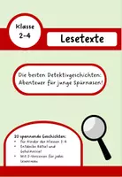 Vorschau - Lehrwerke/Schulbücher - Lesetexte Klasse 2-4: Detektivgeschichten - Deckblatt