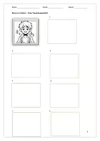 Vorschau - Mal- und Bastelvorlagen - Hans im Glück - Gebrüder Grimm 🍀 kindgerechtes, vereinfachtes und verkürztes Märchen (für Einsteiger) mit Aufgaben zum Leseverständnis, Bilderreihenfolge bestimmen, kreative Aufgabe ....) - Seite 3