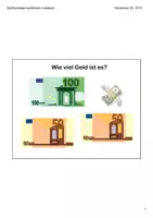 Vorschau - Interaktives Material - Geldbesträge bestimmen - Deckblatt