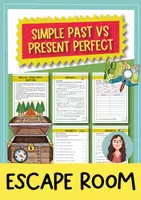 Vista previa - Juegos / Gamificación - Simple Past / Present Perfect Escape Room (inglés) - Portada
