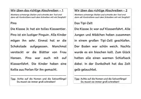 Vorschau - Arbeitsblätter - Wir üben das richtige Abschreiben Klasse 3 - Deckblatt