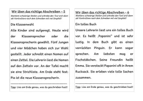 Vorschau - Arbeitsblätter - Wir üben das richtige Abschreiben Klasse 3 - Seite 2