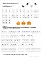 Vorschau - Arbeitsblätter - Geheimschrift Halloween (2-fach differenziert) - Seite 2