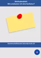 Vorschau - Merkblätter - Methodenblatt: Wie analysiert man eine Karikatur? - Deckblatt