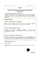Vorschau - Arbeitsblätter - Klausur - Das Leben des Galilei - Bertholt Brecht - Galileis Pragmatismus und seine Forderung nach Ressourcen (V.300-500) - Seite 1