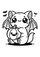 anteprima - Materiale di supporto/inclusione - Halloween da colorare! Una raccolta per bambini coraggiosi - Pagina 3