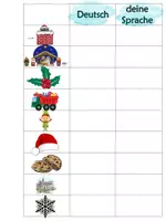 Vorschau - Arbeitsblätter - Wortliste Thema Weihnachten/Adventszeit - Seite 3