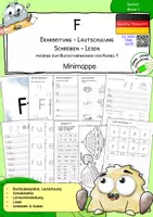 Vorschau - Arbeitsblätter - Buchstabe F - Arbeitsblätter zur Buchstabenerarbeitung - in deutscher Fibelschrift - Deckblatt