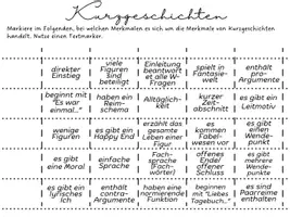Vorschau - Stundenentwürfe - Materialpaket Kurzgeschichten - Seite 1