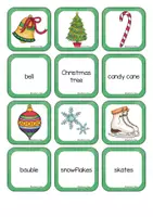 Vorschau - Stationenlernen - Spielkarten: Christmas (Matching Pairs, Stop & Swap uvm.) - inklusive kostenlosen Sprech- und Schreibanlässen! - Seite 1