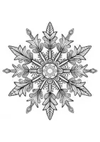 Vorschau - Arbeitsblätter - Mandalas Schneeflocken - Grundschule - Bastelvorlagen - Seite 2