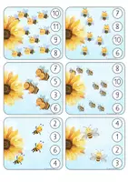 Vorschau - Spiele - 🐝🐝 BUNDLE Biene Lernspiele Materialpaket Freiarbeit Frühling ZR 1-12 - Seite 3