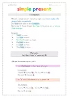 Vorschau - Arbeitsblätter - Materialpaket simple present (mit Lösungen) - Seite 1