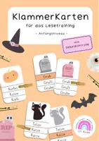 Vorschau - Spiele - Klammerkarten - Wörter lesen (Gruselwörter) - Deckblatt
