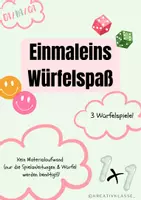 Vorschau - Spiele - Einmaleins Würfelspiele - 1x1 Spiele - Seite 1