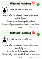 Vorschau - Spiele - Einmaleins Würfelspiele - 1x1 Spiele - Seite 2