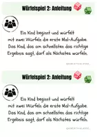 Vorschau - Spiele - Einmaleins Würfelspiele - 1x1 Spiele - Seite 3