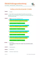 Vorschau - Arbeitsblätter - ÖSD B2_Schreiben_Beschwerde_Hotel Alte Post - Seite 1
