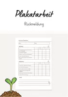 Vorschau - Poster - Rund ums Plakat/ Plakatarbeit - Materialpaket (beige, blau, grün) - Seite 1