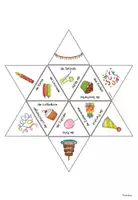Vorschau - Spiele - FREEBIE: Legestern - Geburtstagsfeier (DaZ/DaF) - Seite 1