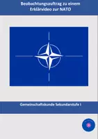 Vorschau - Arbeitsblätter - Beobachtungsauftrag zu einem Erklärvideo zur NATO - Deckblatt
